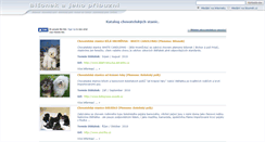 Desktop Screenshot of katalog-chovatelskych-stanic.bisonek.cz