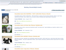 Tablet Screenshot of katalog-chovatelskych-stanic.bisonek.cz